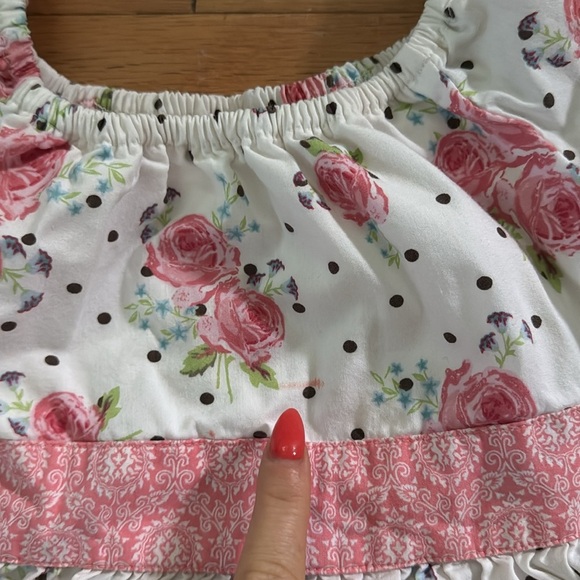 Matilda Jane | Rose Pattern | Tunic Top | girl’s size 6 - Picture 3 of 5